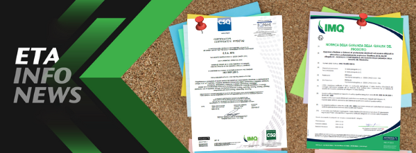  Certificazioni ISO 9001 / ATEX